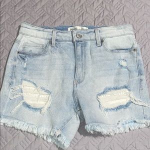 Denim shorts